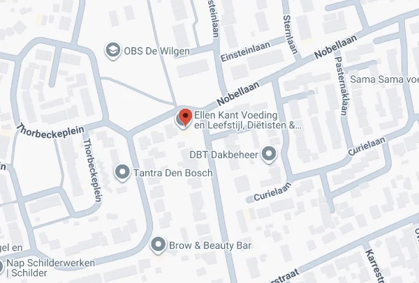 google maps Ellen Kant Voeding & Leefstijl